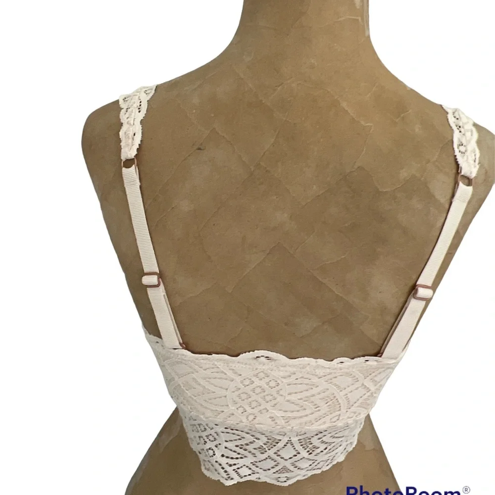 Aerie Bralette with adjustable & removable straps Small NWOT